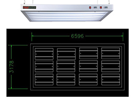 吊式標準光源印刷看樣房